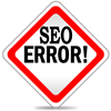 Логотип к обзору пяти наиболее частых ошибок в продвижении сайта